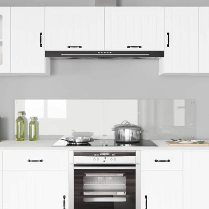 Kitchen Backsplash Transparent 90 x 40 x 0.8 cm Tempered Glass