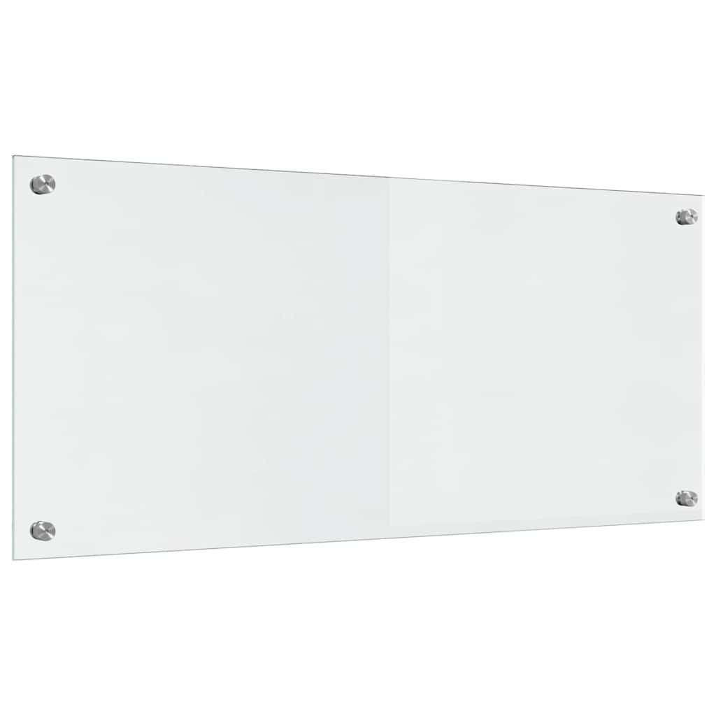 Kitchen Backsplash Transparent 90 x 40 x 0.8 cm Tempered Glass