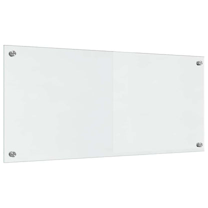 Kitchen Backsplash Transparent 90 x 40 x 0.8 cm Tempered Glass