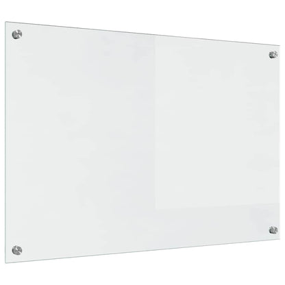 Kitchen Backsplash Transparent 90 x 60 x 0.8 cm Tempered Glass