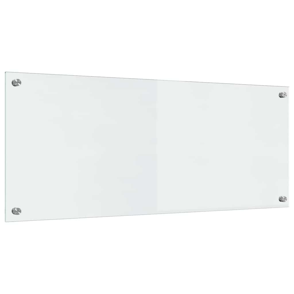 Kitchen Backsplash Transparent 100 x 40 x 0.8 cm Tempered Glass
