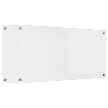 Kitchen Backsplash Transparent 100 x 50 x 0.8 cm Tempered Glass