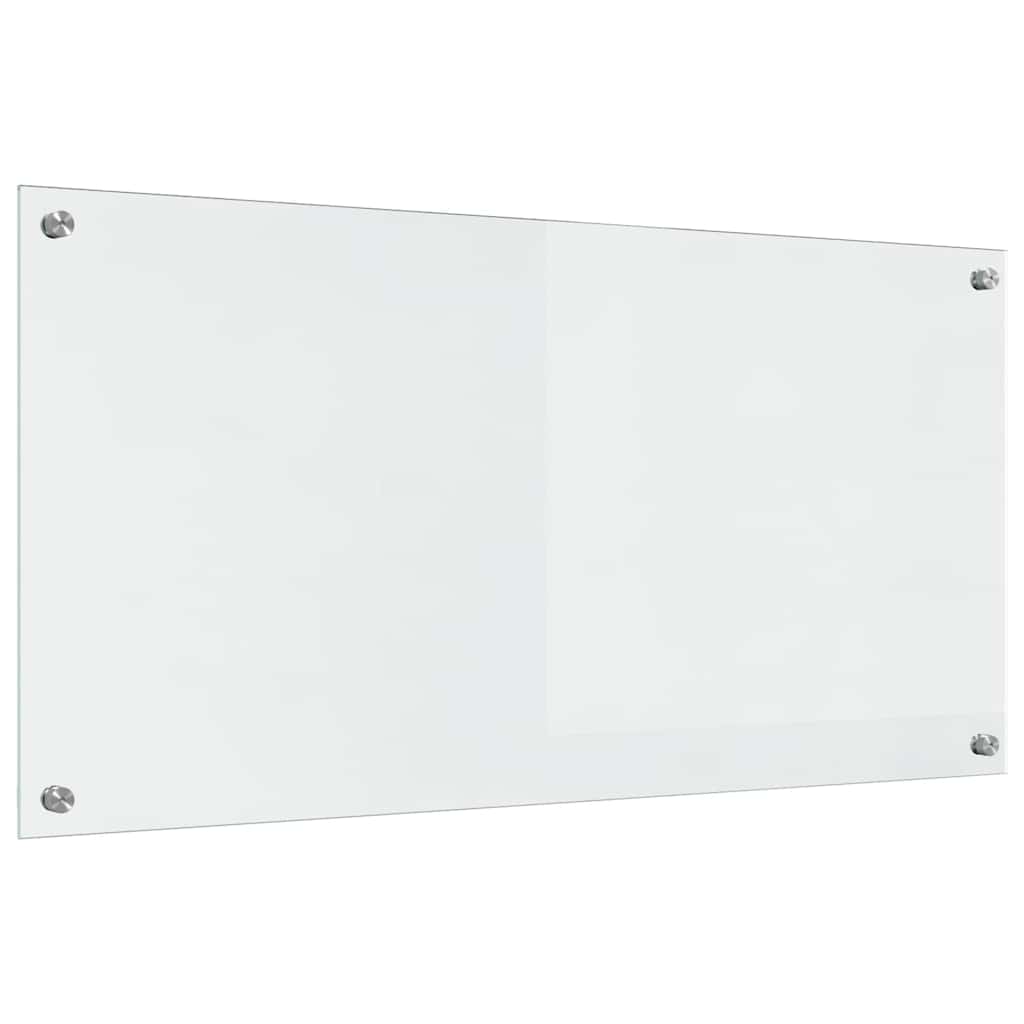 Kitchen Backsplash Transparent 100 x 50 x 0.8 cm Tempered Glass
