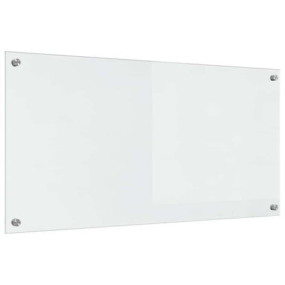 Kitchen Backsplash Transparent 100 x 50 x 0.8 cm Tempered Glass