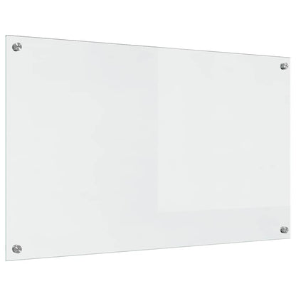 Kitchen Backsplash Transparent 100 x 60 x 0.8 cm Tempered Glass