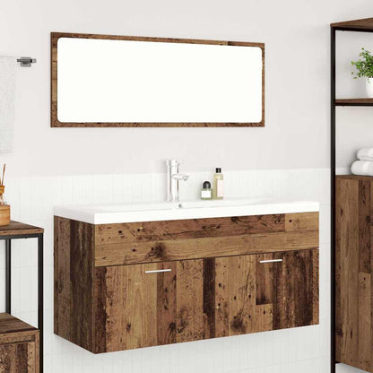 Bathroom Cabinet Old Wood 100 x 38.5 x 46 cm Engineered Wood
