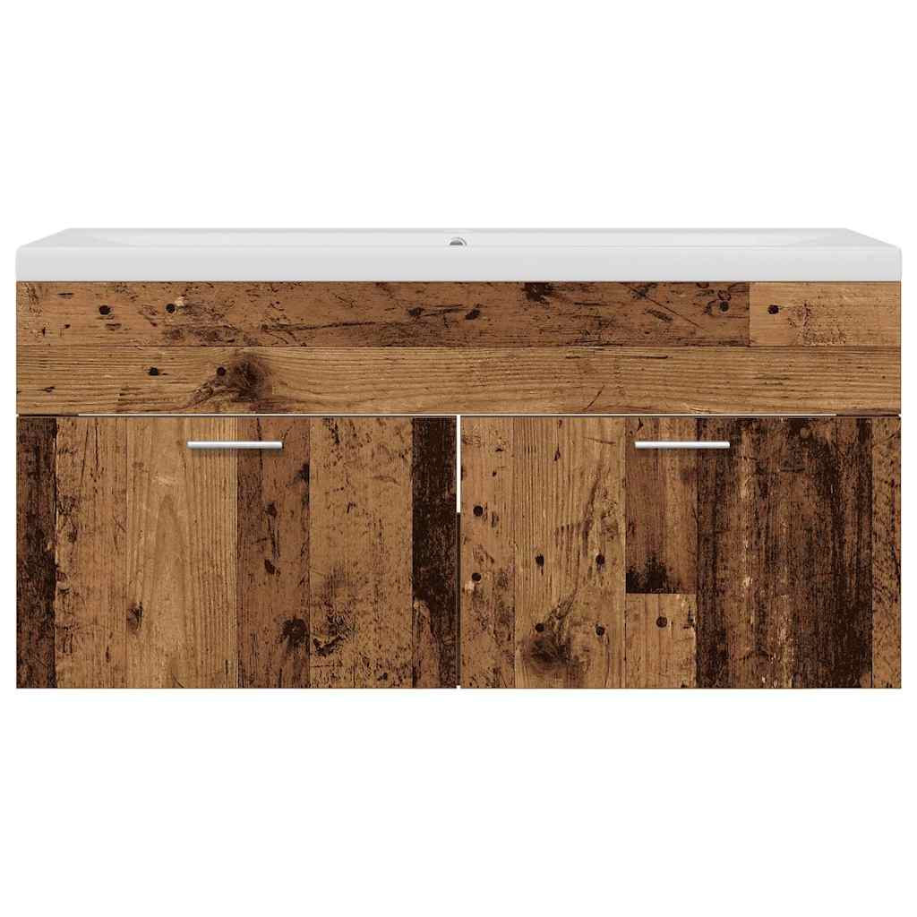 Bathroom Cabinet Old Wood 100 x 38.5 x 46 cm Engineered Wood