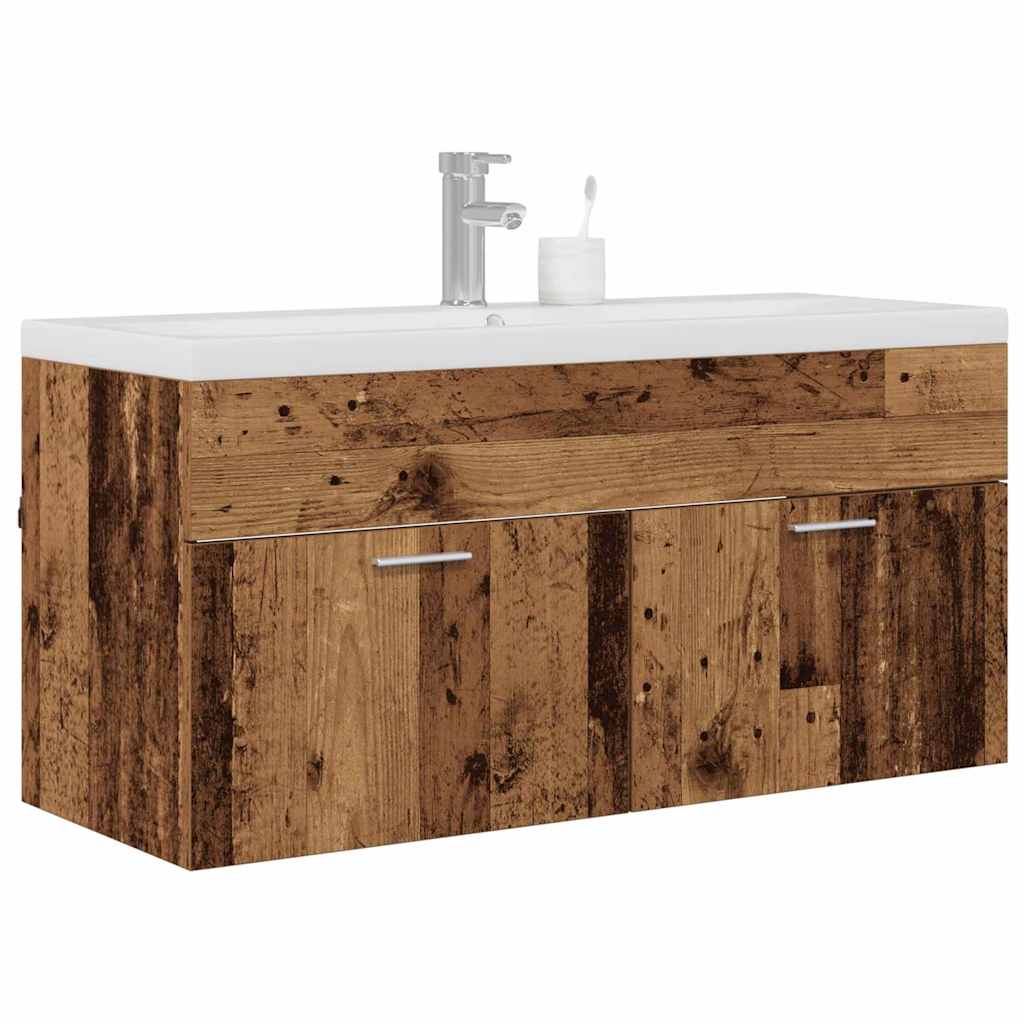 Bathroom Cabinet Old Wood 100 x 38.5 x 46 cm Engineered Wood