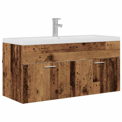 Bathroom Cabinet Old Wood 100 x 38.5 x 46 cm Engineered Wood