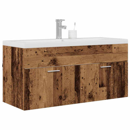 Bathroom Cabinet Old Wood 100 x 38.5 x 46 cm Engineered Wood