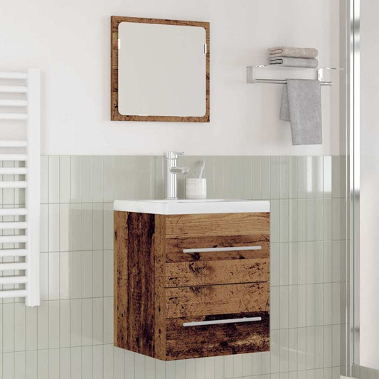 Bathroom Sink Cabinet with Drawer Old Wood 41 x 38.5 x 48 cm