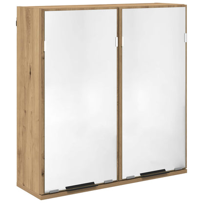 Bathroom Furniture Set 3 pcs Artisan Oak Engineered Wood