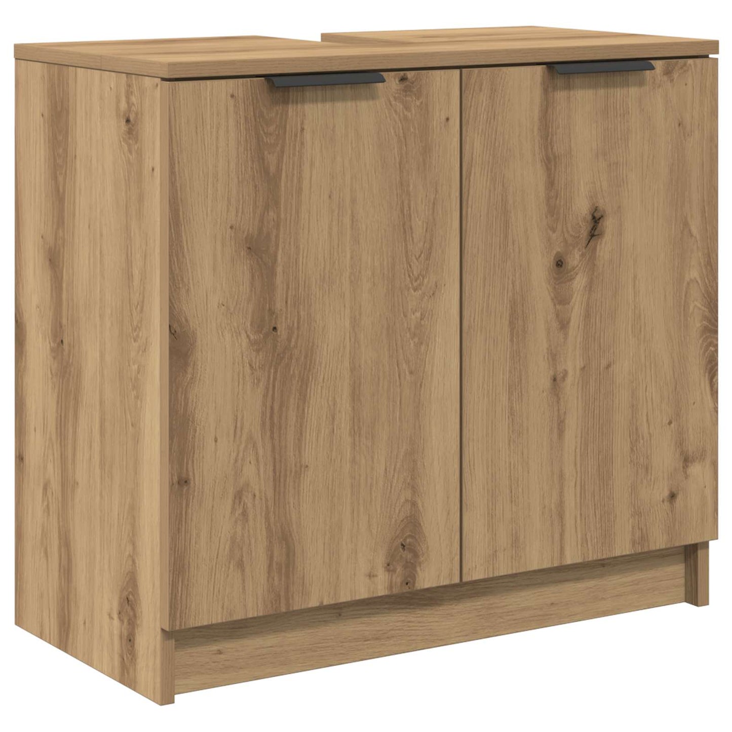 Bathroom Furniture Set 3 pcs Artisan Oak Engineered Wood