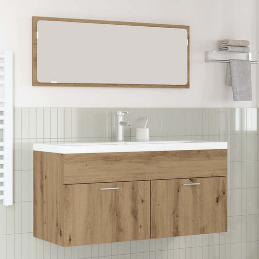 Bathroom Cabinet Artisan Oak 100 x 38.5 x 46 cm Engineered Wood