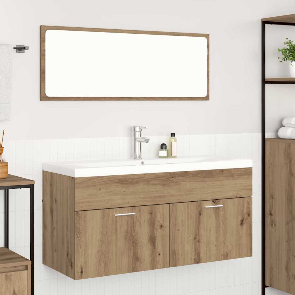 Bathroom Cabinet Artisan Oak 100 x 38.5 x 46 cm Engineered Wood