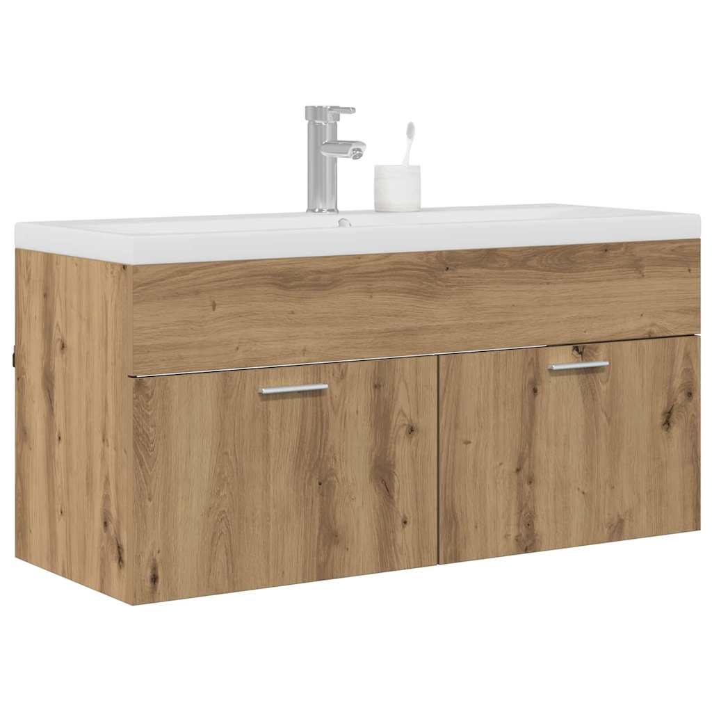 Bathroom Cabinet Artisan Oak 100 x 38.5 x 46 cm Engineered Wood