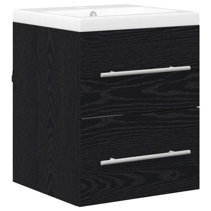 Bathroom Sink Cabinet with Drawer Black 42 x 39 x 52 cm