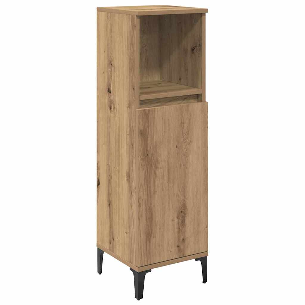 Bathroom Furniture Set 3 pcs Artisan Oak Engineered wood