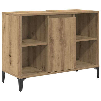 Bathroom Furniture Set 3 pcs Artisan Oak Engineered wood