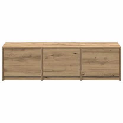 TV Cabinet with LEDs with Drawer Artisian Oak 140 x 34 x 40 cm
