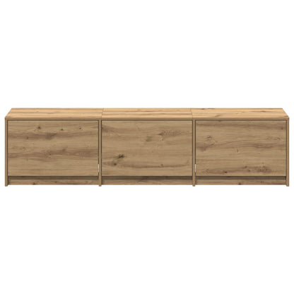 TV Cabinet with LEDs with Drawer Artisian Oak 162 x 34 x 40 cm