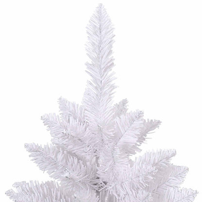 Artificial Hinged Christmas Tree White 300 cm PVC and Steel