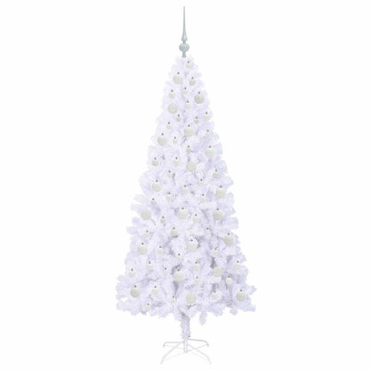 Artificial Christmas Tree with Stand White 180 cm PVC and Steel