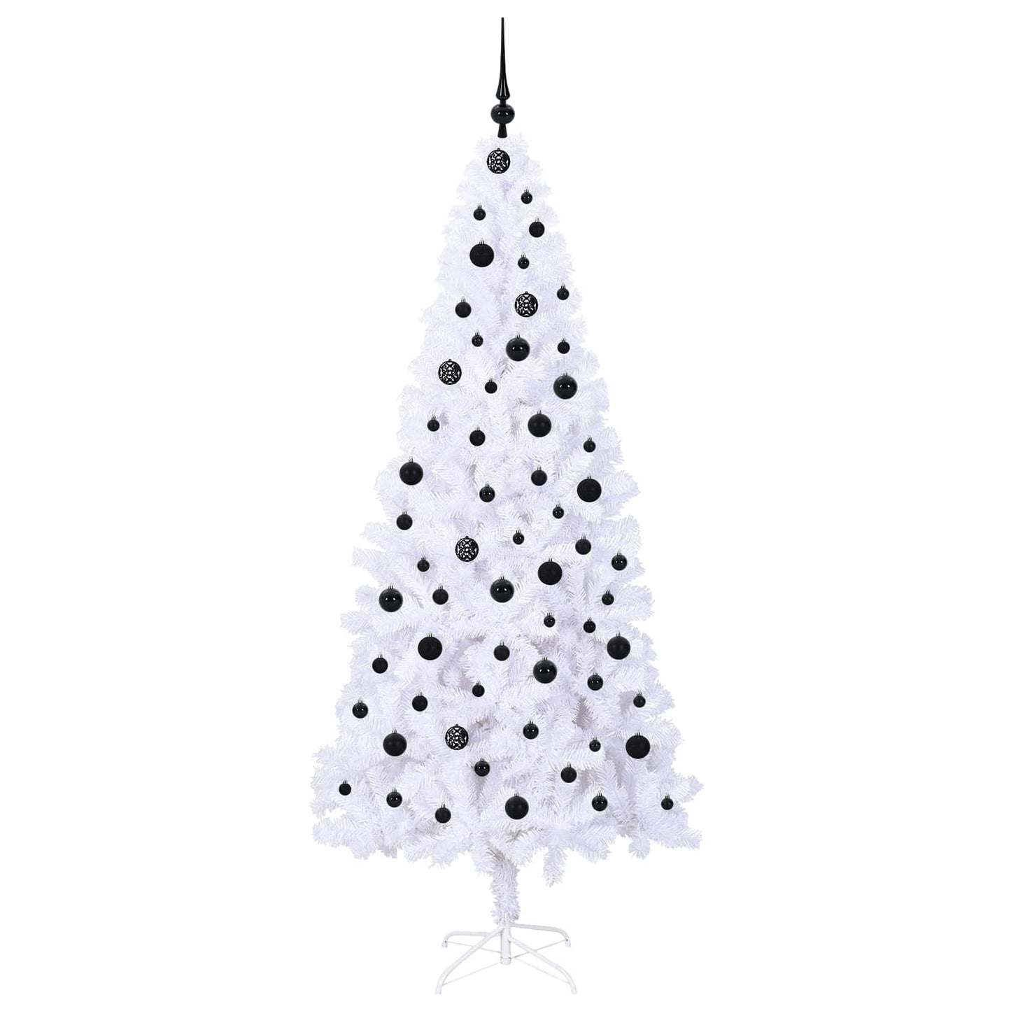 Artificial Christmas Tree with Stand White 210 cm PVC and Steel