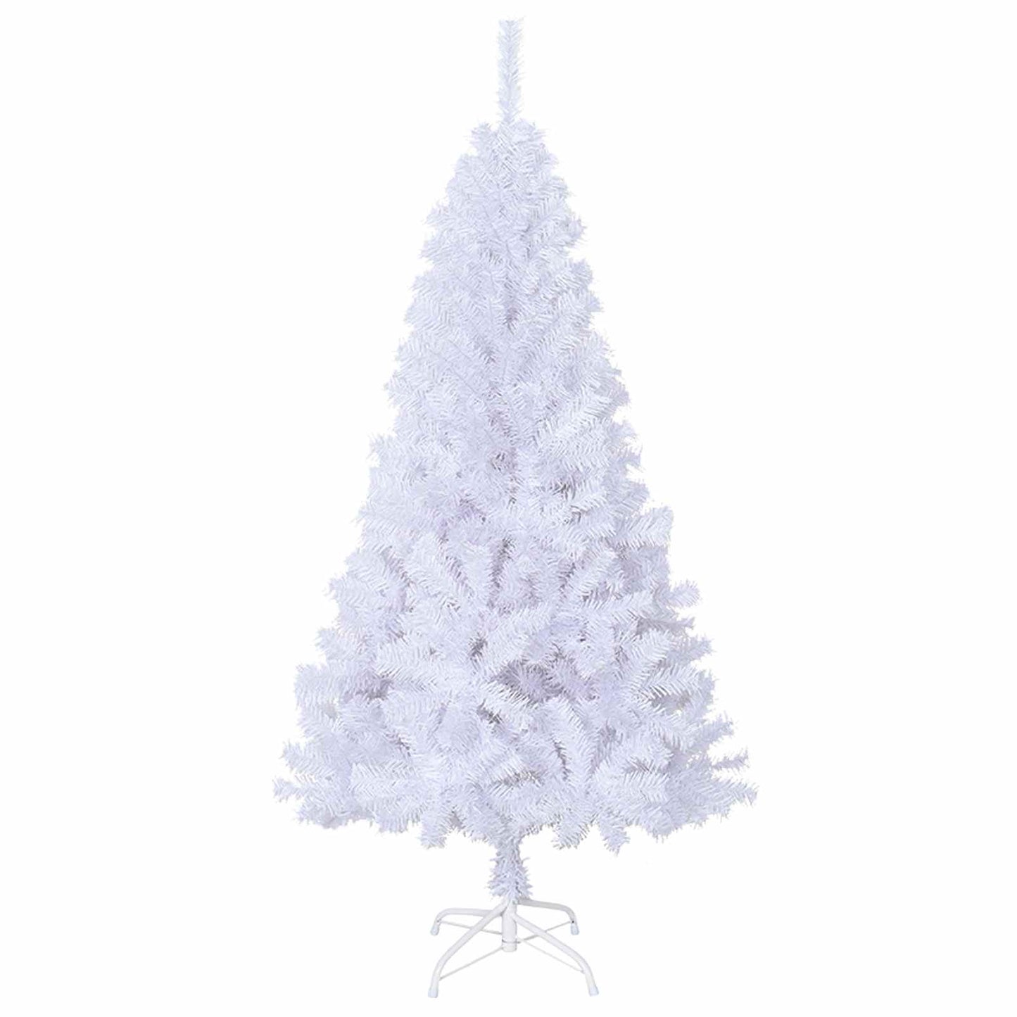 Artificial Christmas Tree with Stand White 120 cm PVC and Steel