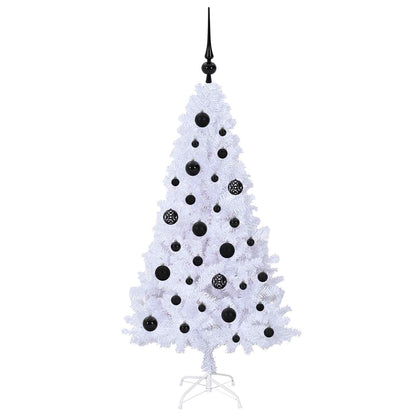 Artificial Christmas Tree with Stand White 120 cm PVC and Steel