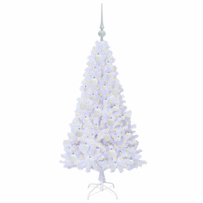 Artificial Christmas Tree with Stand White 120 cm PVC and Steel