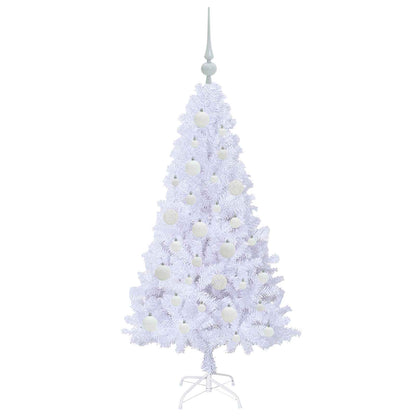 Artificial Christmas Tree with Stand White 120 cm PVC and Steel