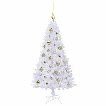 Artificial Christmas Tree with Stand White 120 cm PVC and Steel