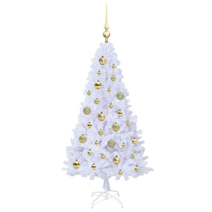 Artificial Christmas Tree with Stand White 120 cm PVC and Steel