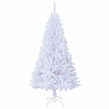 Artificial Christmas Tree with Stand White 120 cm PVC and Steel