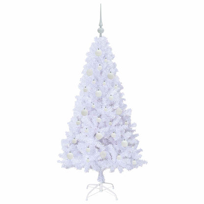 Artificial Christmas Tree with Stand White 150 cm PVC and Steel