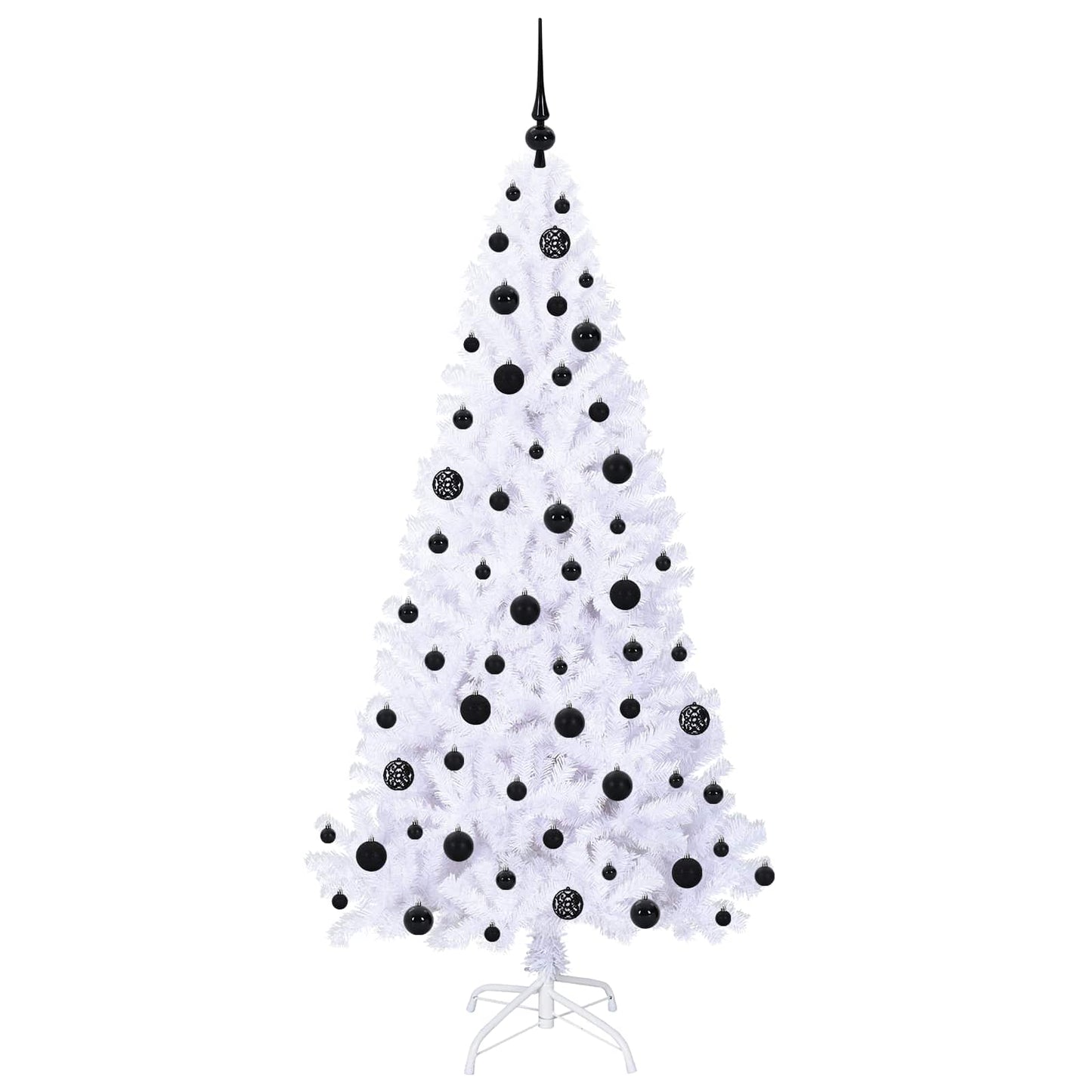Artificial Christmas Tree with Stand White 180 cm PVC and Steel
