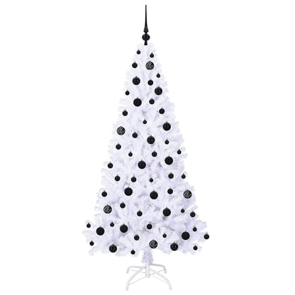 Artificial Christmas Tree with Stand White 180 cm PVC and Steel