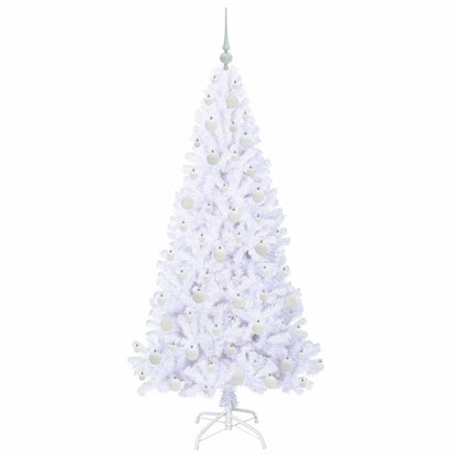 Artificial Christmas Tree with Stand White 180 cm PVC and Steel