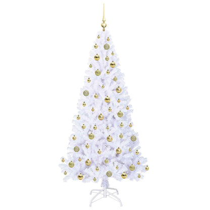 Artificial Christmas Tree with Stand White 180 cm PVC and Steel