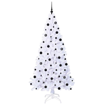 Artificial Christmas Tree with Stand White 210 cm PVC and Steel