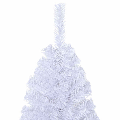 Artificial Christmas Tree with Stand White 240 cm PVC and Steel