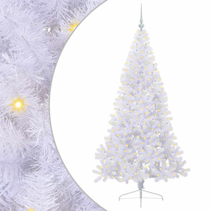 Artificial Christmas Tree with Stand White 180 cm PVC and Steel