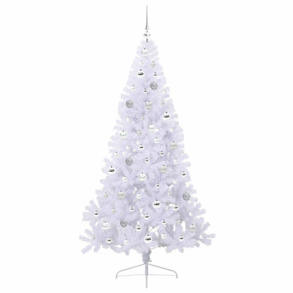 Artificial Christmas Tree with Stand White 180 cm PVC and Steel