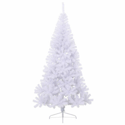 Artificial Christmas Tree with Stand White 240 cm PVC and Steel