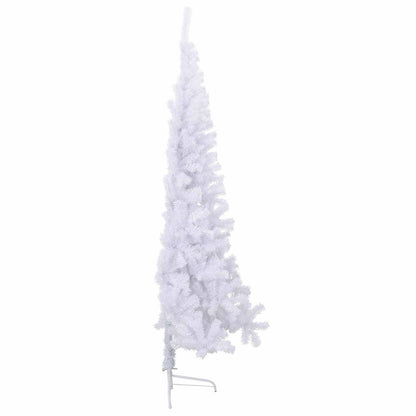 Artificial Christmas Tree with Stand White 240 cm PVC and Steel