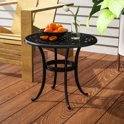 Stunning Aluminium Garden Side Table – Durable & Stylish Outdoor Furniture