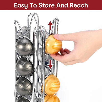 VINSANI CHROME 24 COFFEE POD STAND 1010279