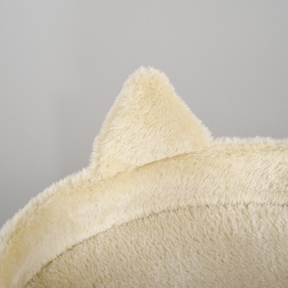 3-Tier Deluxe Cat Activity Tree Scratching Posts  Kitten Beige Pawhut
