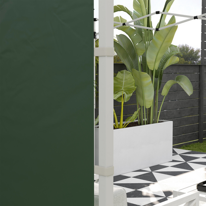 Outsunny 3x3(m) or 3x6m Pop Up Gazebo Side Panels Replacement, 2 Pack, Green